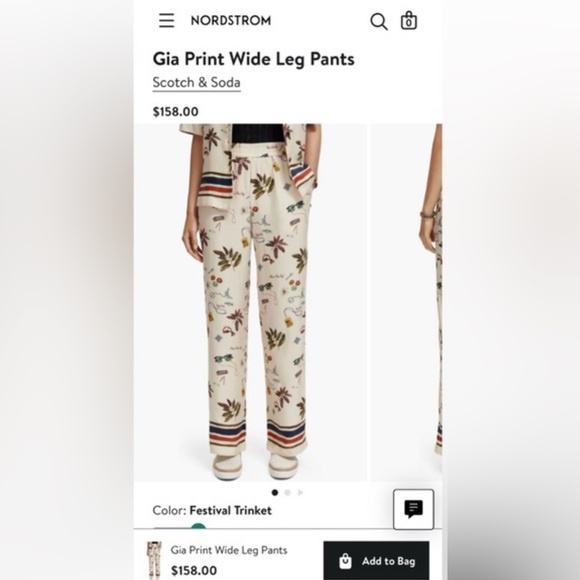 Scotch & Soda Gia Wide Leg Pants - Picture 6 of 9